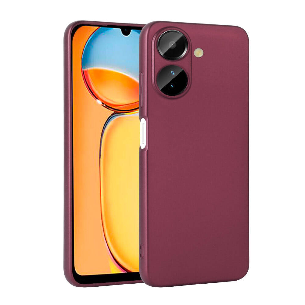 Xiaomi Poco C65 Kılıf Zore Premier Silikon Kapak Saks Mavi