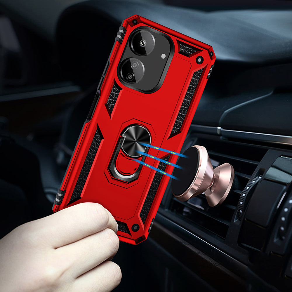 Xiaomi Poco C65 Kılıf Zore Vega Kapak Siyah