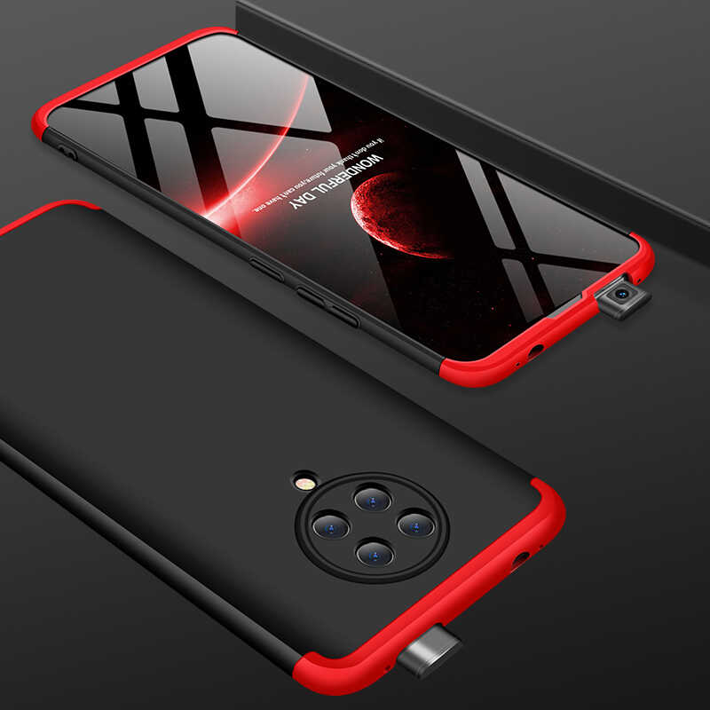 Xiaomi Poco F2 Pro Kılıf Zore Ays Kapak Kırmızı
