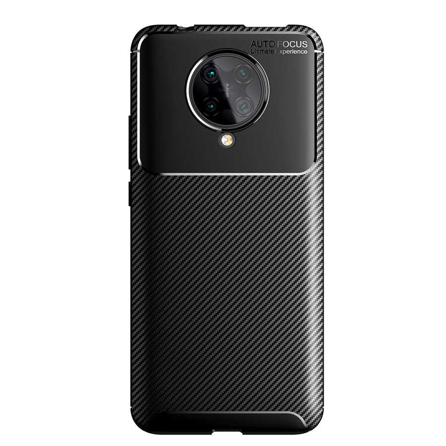 Xiaomi Poco F2 Pro Kılıf Zore Negro Silikon Kapak Kahverengi