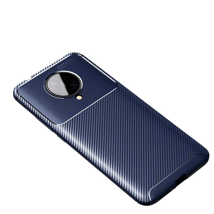 Xiaomi Poco F2 Pro Kılıf Zore Negro Silikon Kapak Lacivert