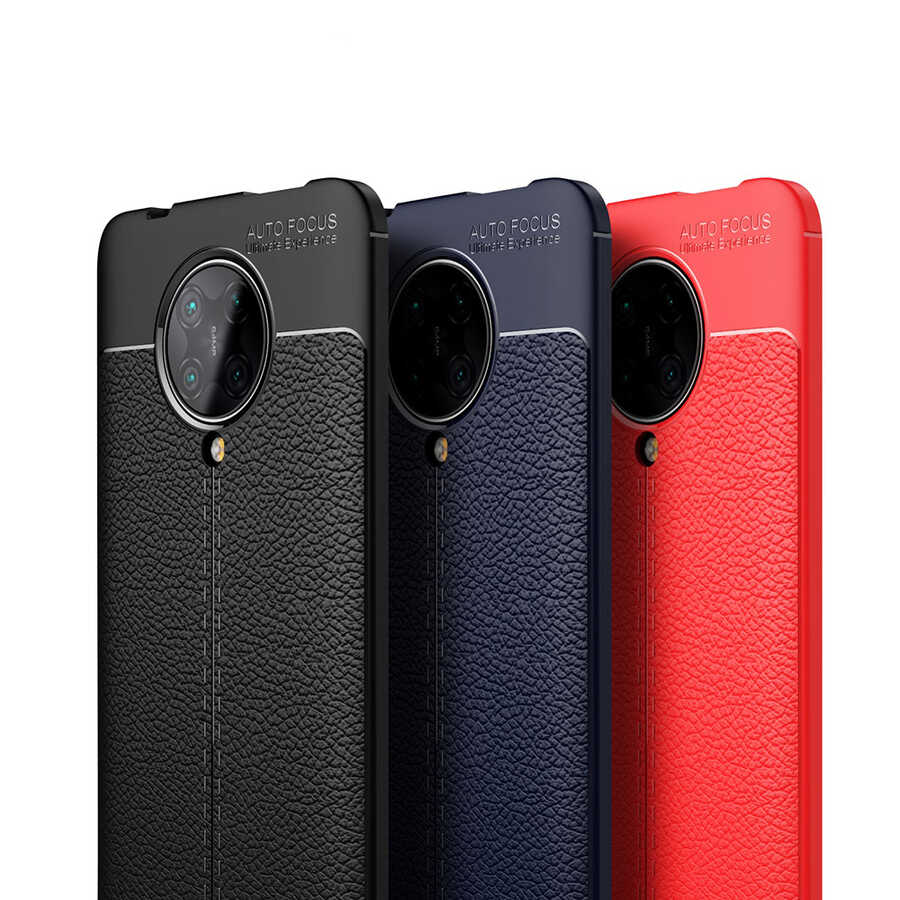 Xiaomi Poco F2 Pro Kılıf Zore Niss Silikon Kapak Lacivert