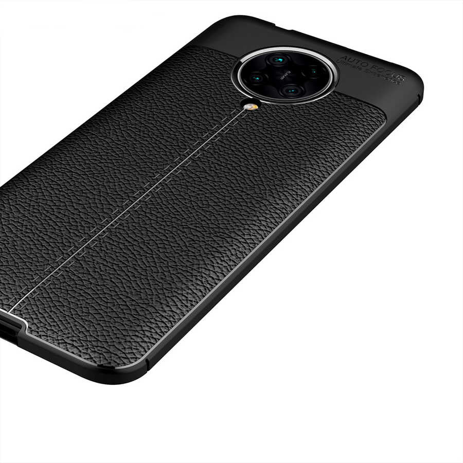Xiaomi Poco F2 Pro Kılıf Zore Niss Silikon Kapak Siyah