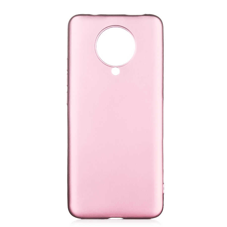 Xiaomi Poco F2 Pro Kılıf Zore Premier Silikon Kapak Rose Gold