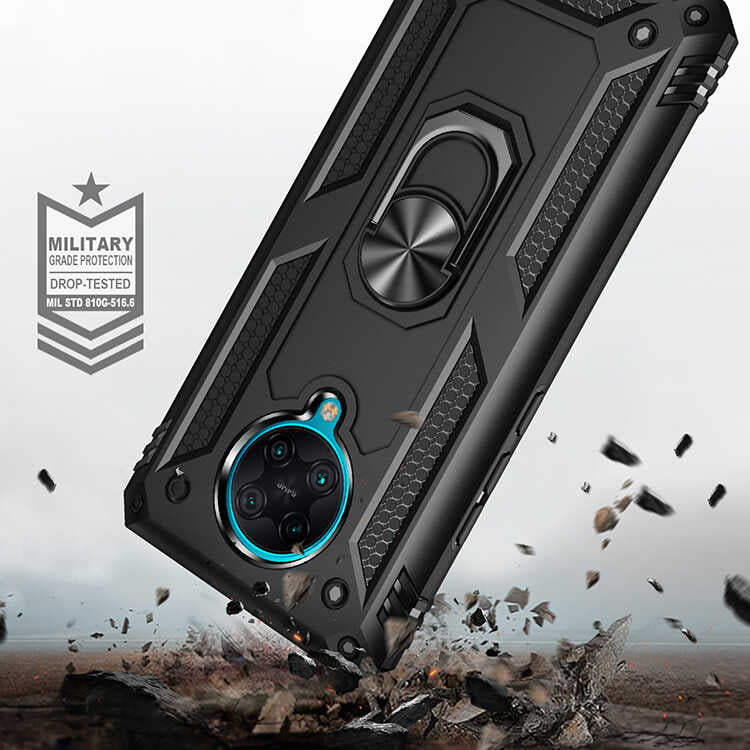 Xiaomi Poco F2 Pro Kılıf Zore Vega Kapak Kırmızı