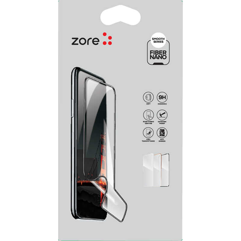 Xiaomi Poco F2 Pro Zore Fiber Nano Ekran Koruyucu Siyah
