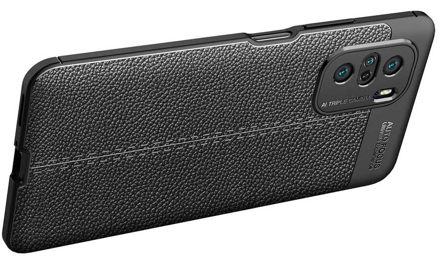Xiaomi Poco F3 Kılıf Zore Niss Silikon Kapak Siyah