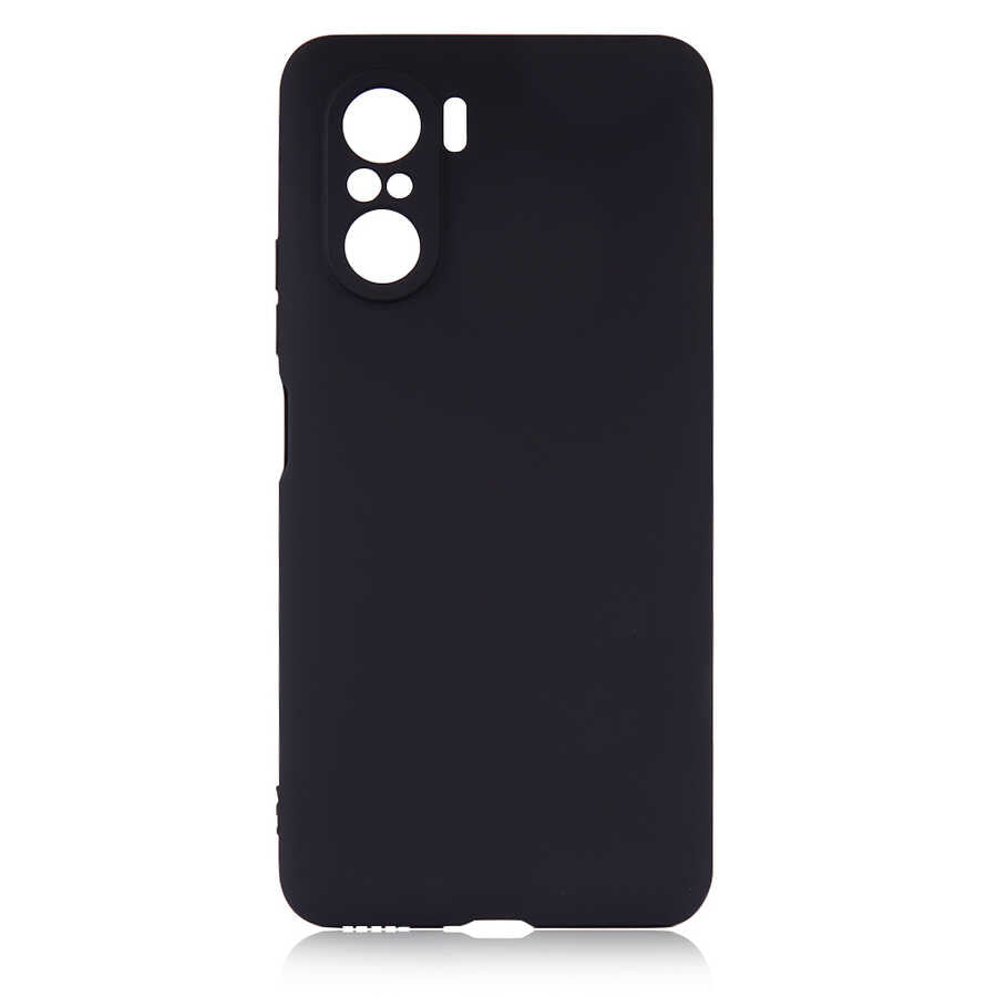 Xiaomi Poco F3 Kılıf Zore Premier Silikon Kapak Siyah