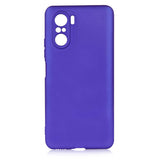 Xiaomi Poco F3 Kılıf Zore Premier Silikon Kapak Saks Mavi