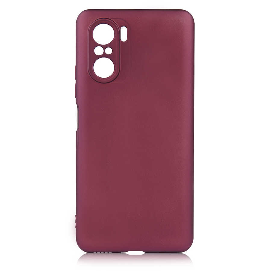 Xiaomi Poco F3 Kılıf Zore Premier Silikon Kapak Saks Mavi
