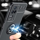Xiaomi Poco F4 Kılıf Zore Ravel Silikon Kapak Kırmızı
