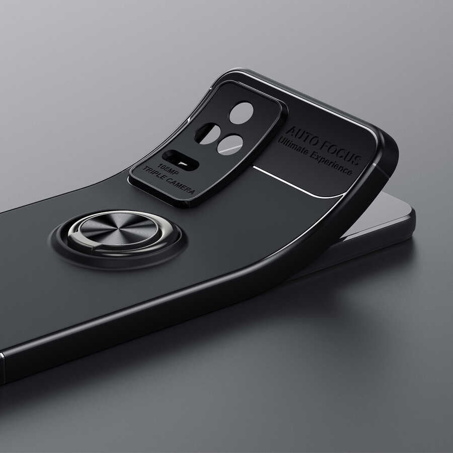 Xiaomi Poco F4 Kılıf Zore Ravel Silikon Kapak Kırmızı