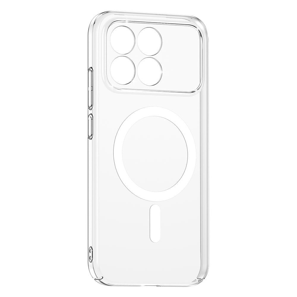 Xiaomi Poco F8 Pro Kamera Korumalı M-Safe Şarj Özellikli Şeffaf Zore London Sert PC Kapak Şeffaf