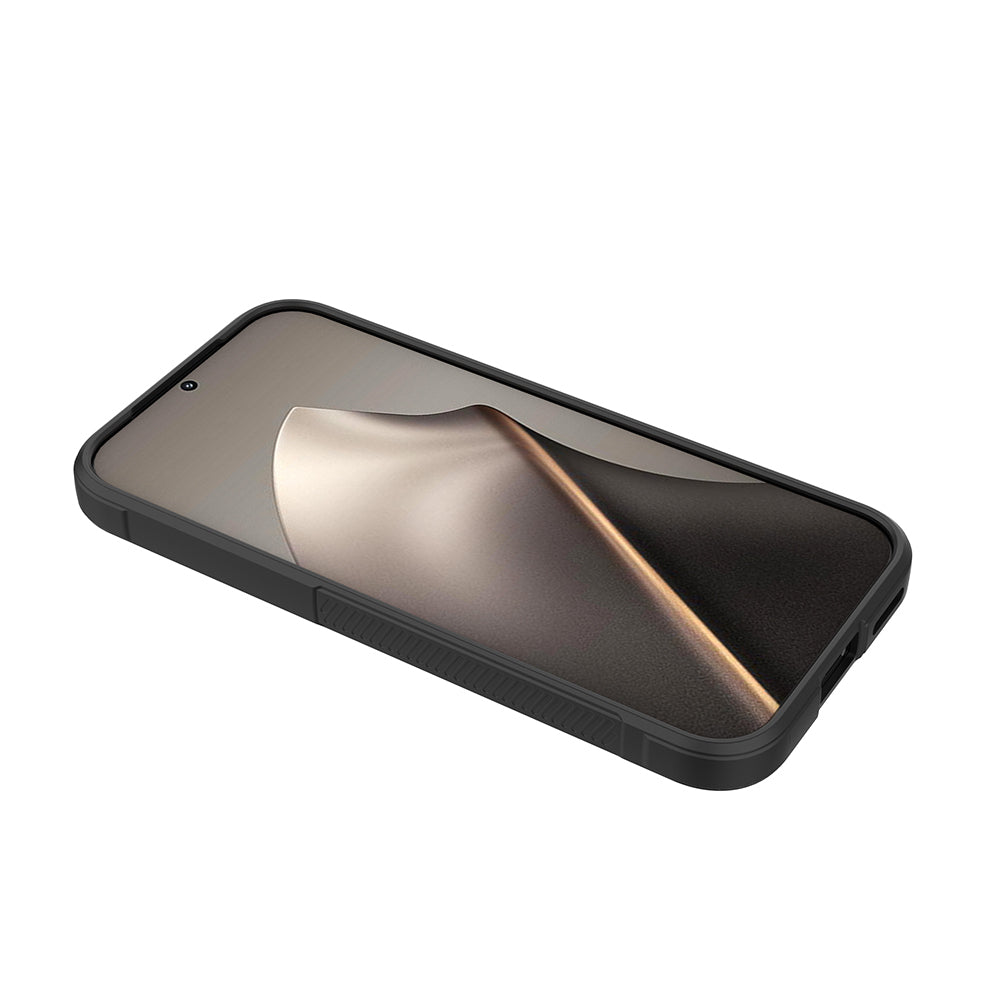 Xiaomi Poco F8 Pro Kılıf Esnek TPU Oyuklu Arka Yüzey Tasarımlı Zore Etnik Silikon Kapak Lacivert