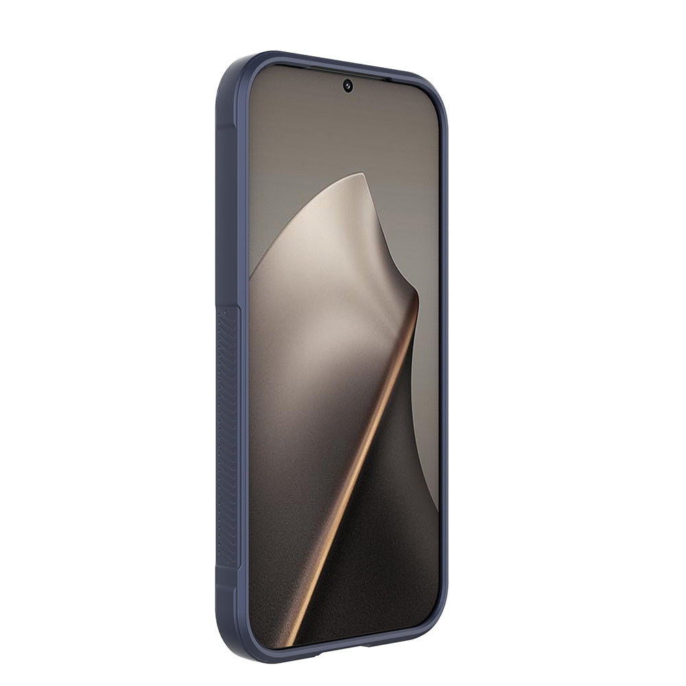 Xiaomi Poco F8 Pro Kılıf Esnek TPU Oyuklu Arka Yüzey Tasarımlı Zore Etnik Silikon Kapak Lacivert