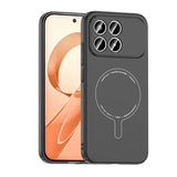 Xiaomi Poco F8 Pro Kılıf M-Safe Şarj Özellikli Kamera Korumalı Zore Elio Sert PC Kapak Siyah