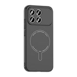 Xiaomi Poco F8 Pro Kılıf M-Safe Şarj Özellikli Kamera Korumalı Zore Elio Sert PC Kapak Siyah
