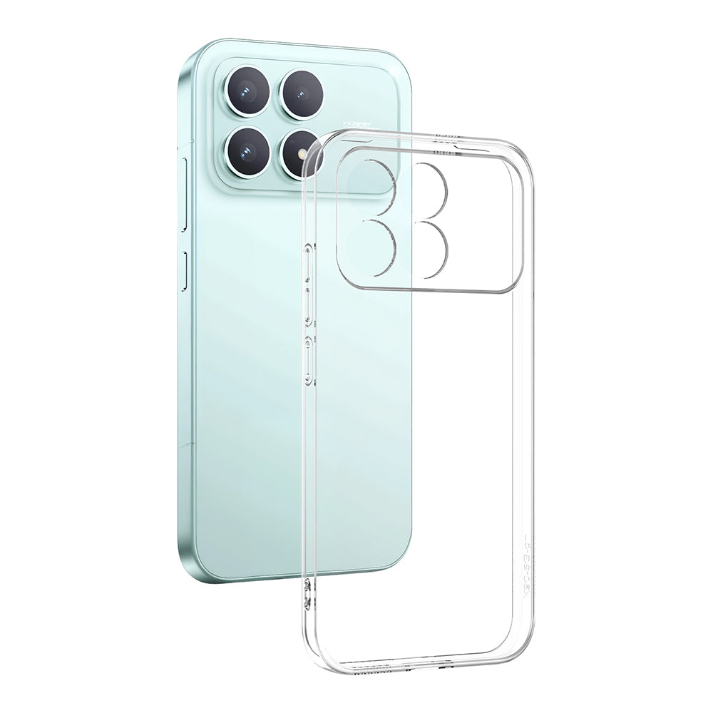 Xiaomi Poco F8 Pro Kılıf Süper Silikon Kapak Şeffaf