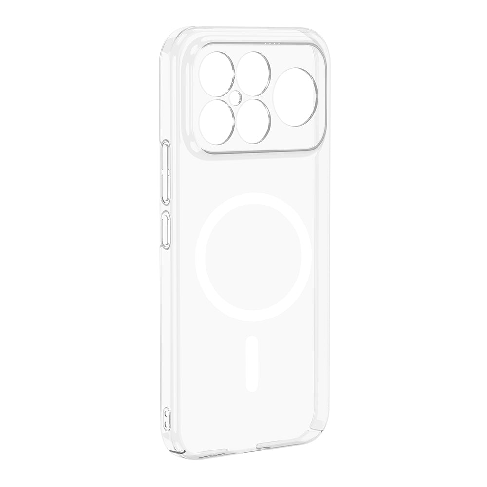 Xiaomi Poco F8 Ultra Kamera Korumalı M-Safe Şarj Özellikli Şeffaf Zore London Sert PC Kapak Şeffaf
