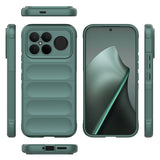 Xiaomi Poco F8 Ultra Kılıf Esnek TPU Oyuklu Arka Yüzey Tasarımlı Zore Etnik Silikon Kapak Siyah