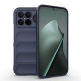 Xiaomi Poco F8 Ultra Kılıf Esnek TPU Oyuklu Arka Yüzey Tasarımlı Zore Etnik Silikon Kapak Koyu Yeşil