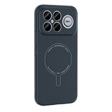 Xiaomi Poco F8 Ultra Kılıf M-Safe Şarj Özellikli Kamera Korumalı Zore Elio Sert PC Kapak Lacivert