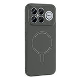 Xiaomi Poco F8 Ultra Kılıf M-Safe Şarj Özellikli Kamera Korumalı Zore Elio Sert PC Kapak Siyah