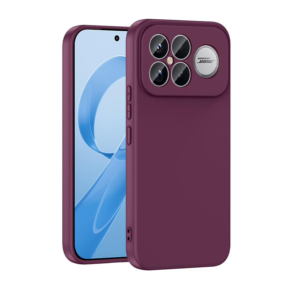 Xiaomi Poco F8 Ultra Kılıf Mara Lansman Kapak Koyu Mor