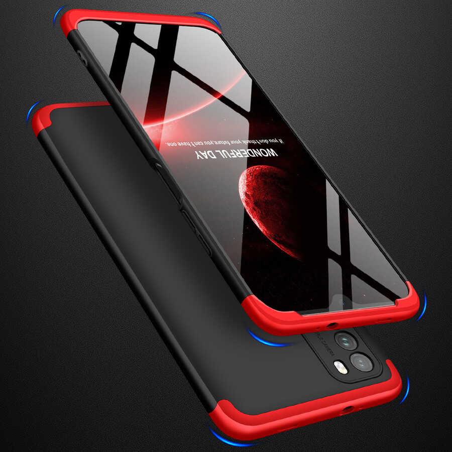 Xiaomi Poco M3 Kılıf Zore Ays Kapak Kırmızı