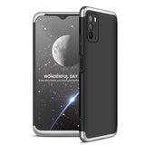 Xiaomi Poco M3 Kılıf Zore Ays Kapak Siyah-Gri