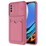 Xiaomi Poco M3 Kılıf Zore Kartix Kapak Koyu Mor