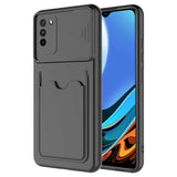 Xiaomi Poco M3 Kılıf Zore Kartix Kapak Siyah