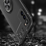 Xiaomi Poco M3 Kılıf Zore Ravel Silikon Kapak Siyah-Rose Gold