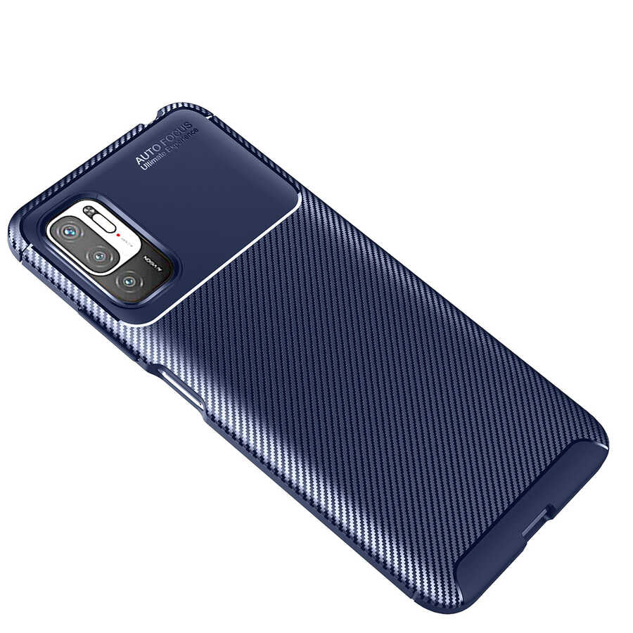 Xiaomi Poco M3 Pro Kılıf Zore Negro Silikon Kapak Kahverengi