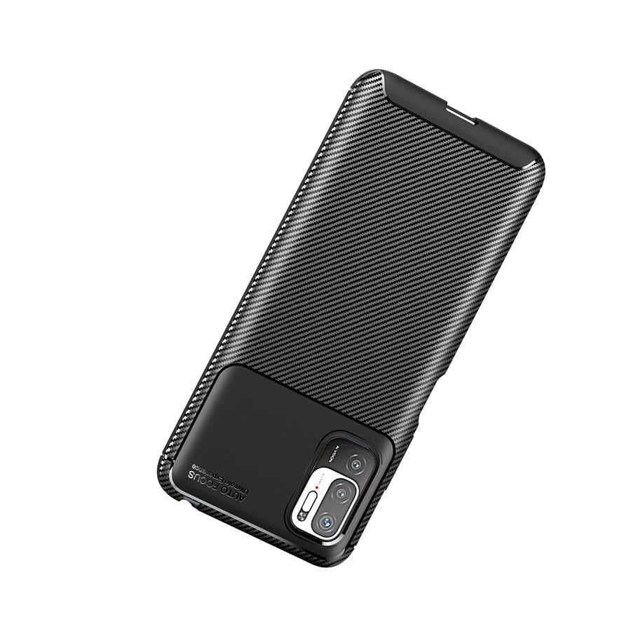 Xiaomi Poco M3 Pro Kılıf Zore Negro Silikon Kapak Kahverengi