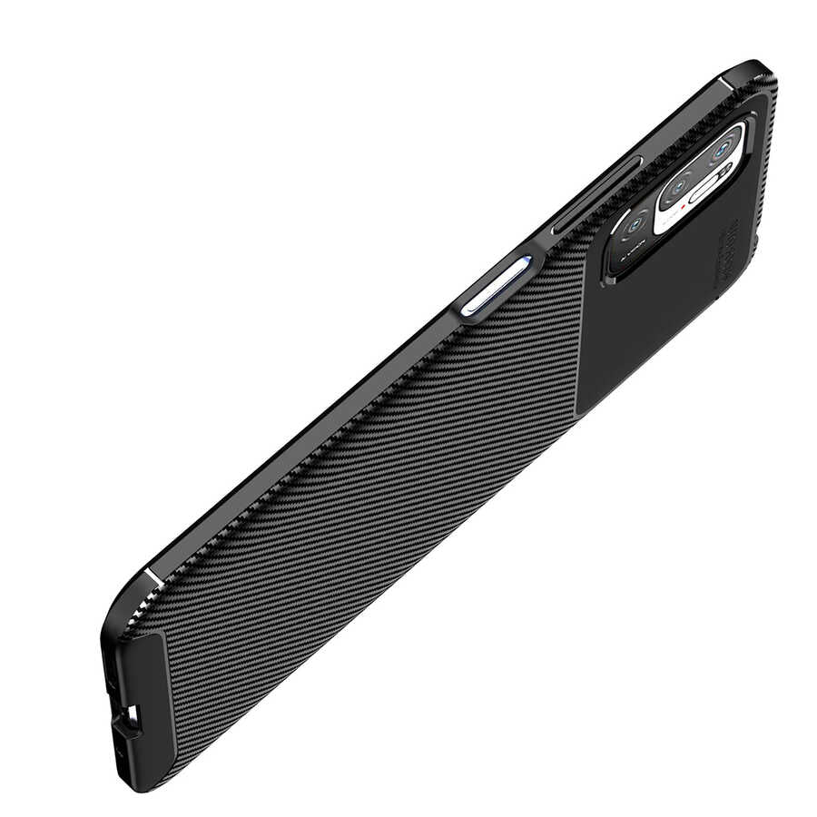 Xiaomi Poco M3 Pro Kılıf Zore Negro Silikon Kapak Kahverengi