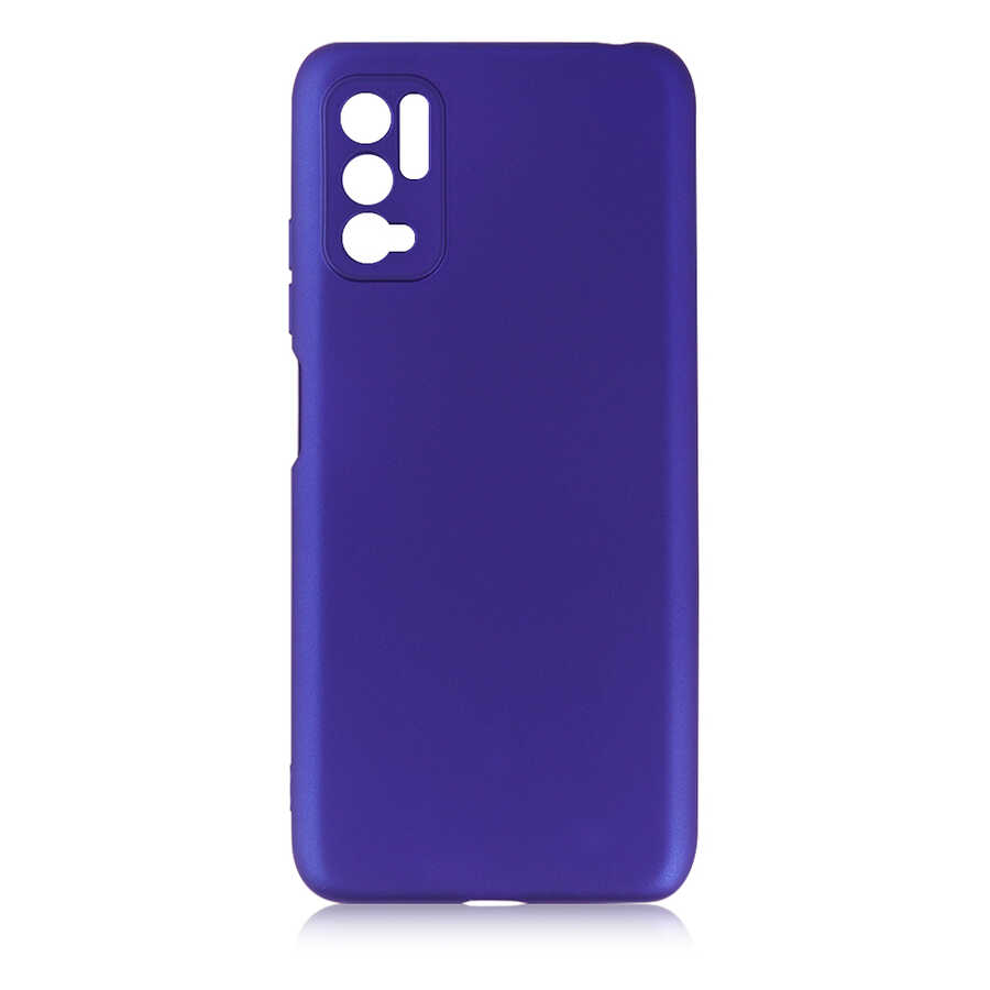Xiaomi Poco M3 Pro Kılıf Zore Premier Silikon Kapak Saks Mavi