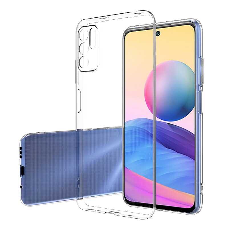 Xiaomi Poco M3 Pro Kılıf Zore Süper Silikon Kapak Renksiz
