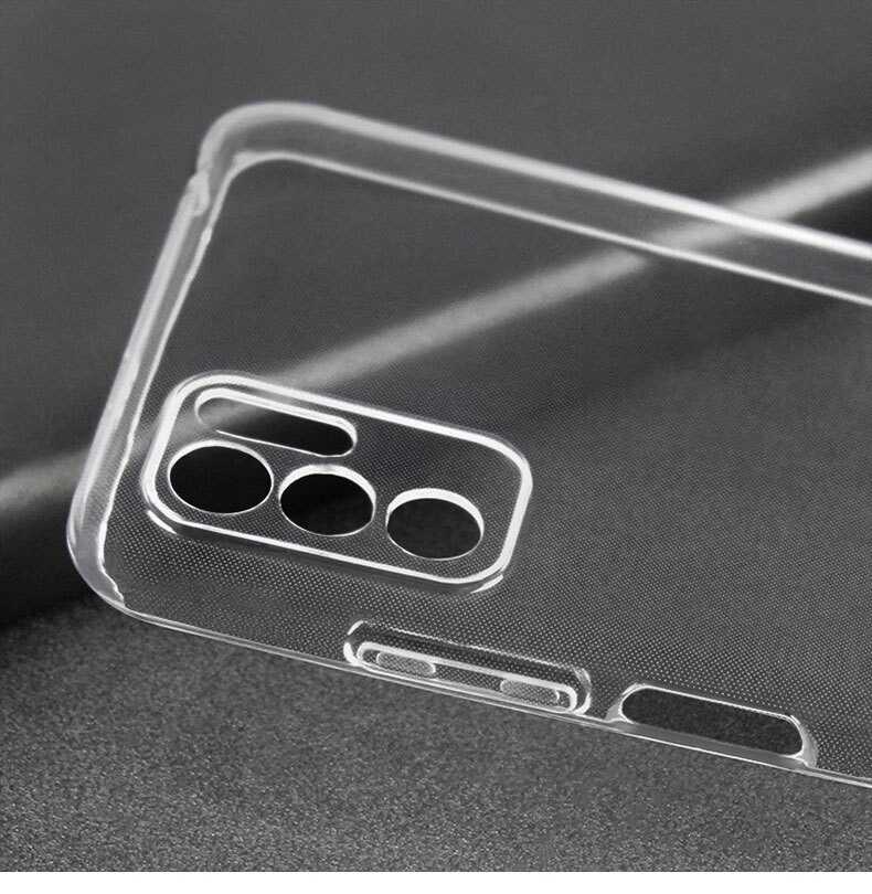 Xiaomi Poco M3 Pro Kılıf Zore Süper Silikon Kapak Renksiz