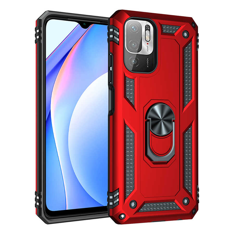 Xiaomi Poco M3 Pro Kılıf Zore Vega Kapak Rose Gold