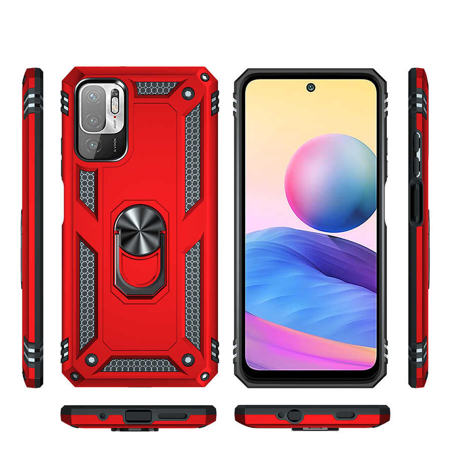 Xiaomi Poco M3 Pro Kılıf Zore Vega Kapak Rose Gold