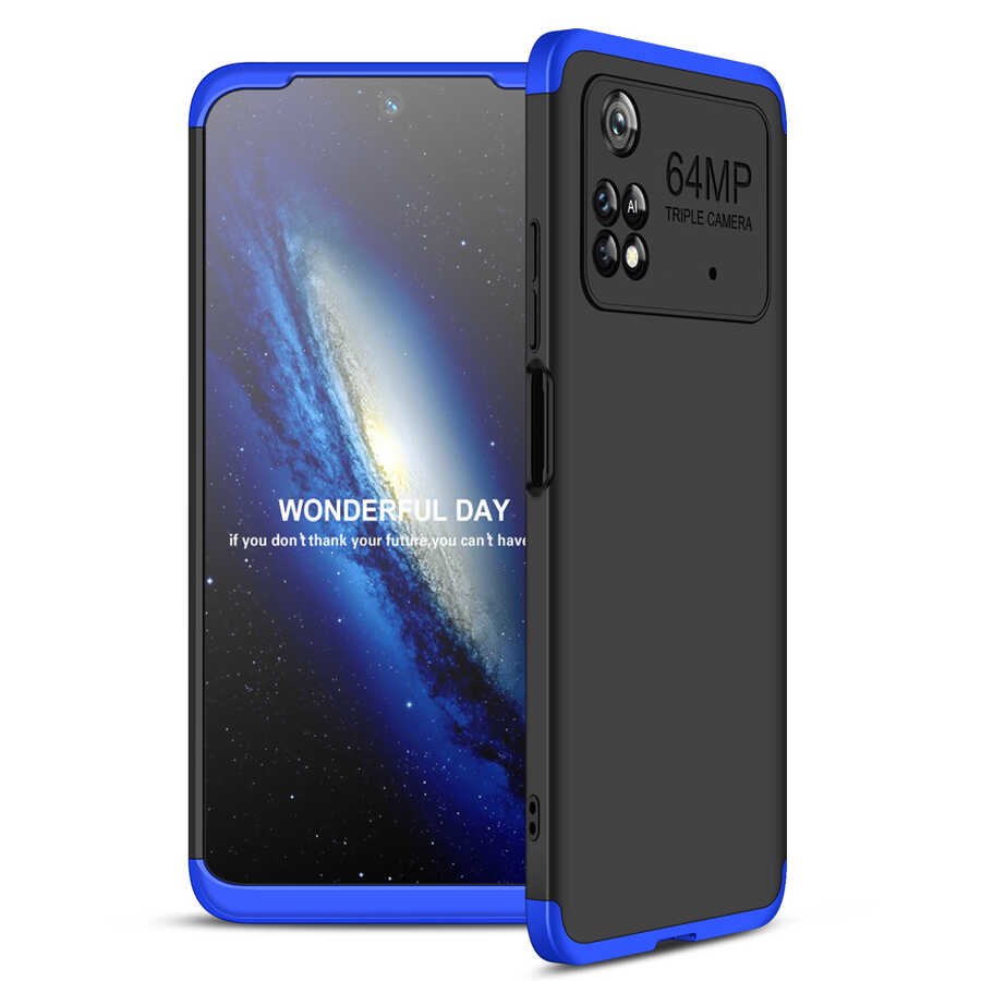 Xiaomi Poco M4 Pro 4G Kılıf Zore Ays Kapak Siyah