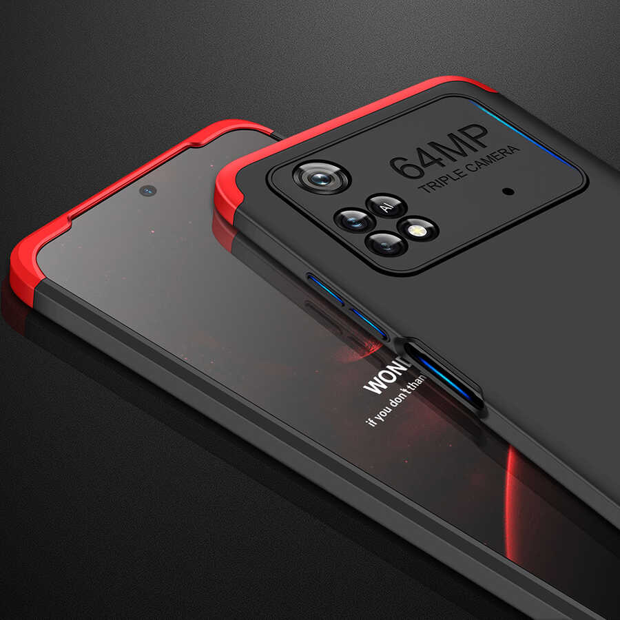 Xiaomi Poco M4 Pro 4G Kılıf Zore Ays Kapak Siyah