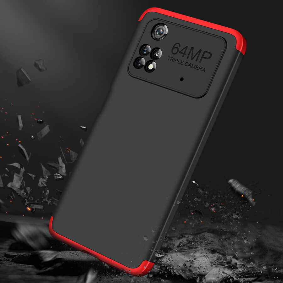 Xiaomi Poco M4 Pro 4G Kılıf Zore Ays Kapak Mavi
