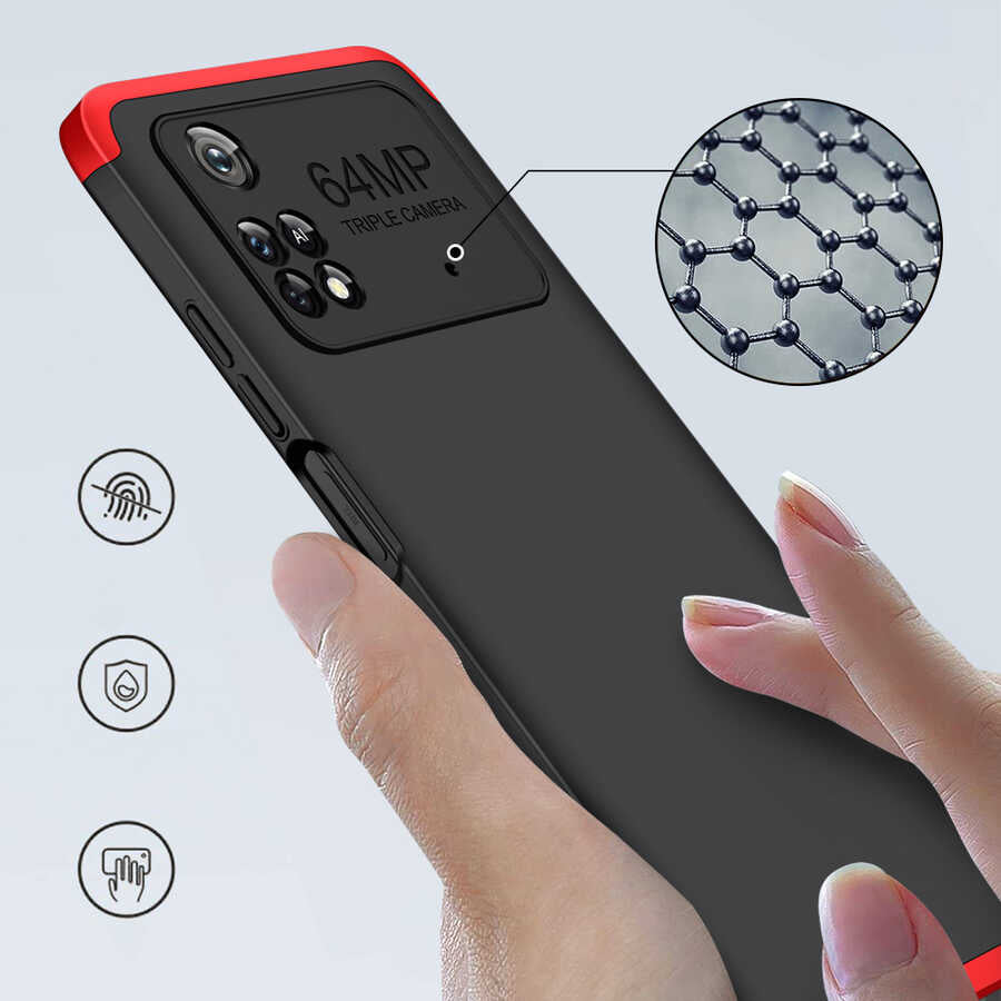Xiaomi Poco M4 Pro 4G Kılıf Zore Ays Kapak Mavi