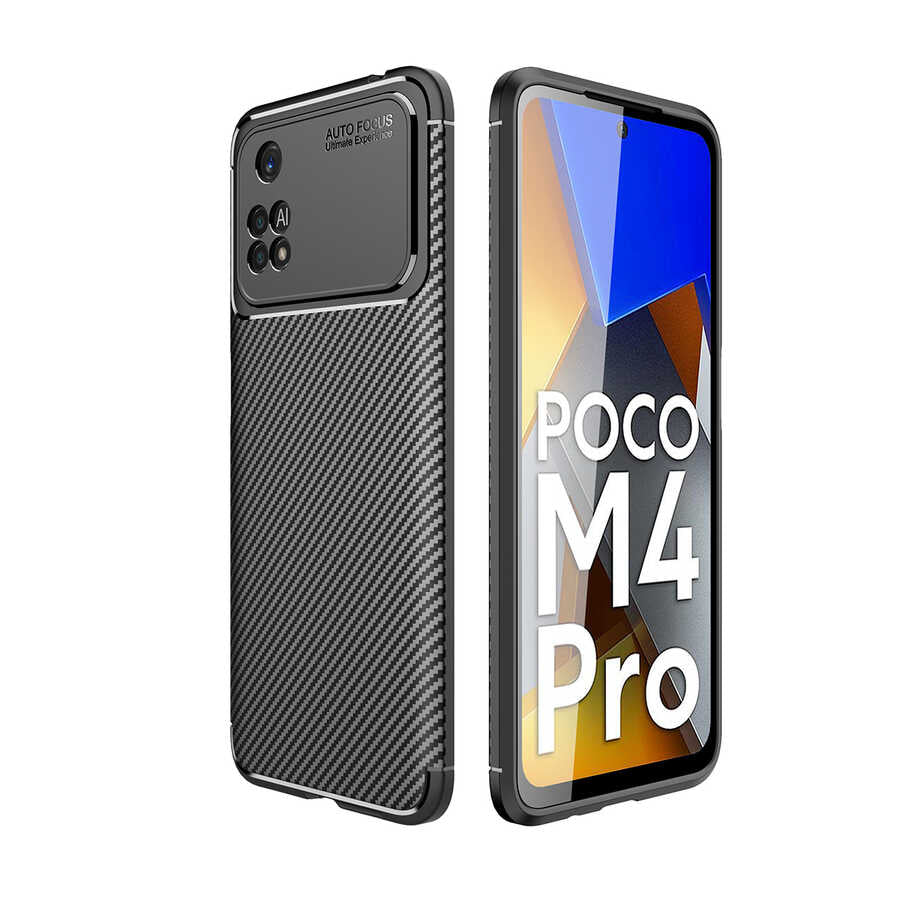 Xiaomi Poco M4 Pro 4G Kılıf Zore Negro Silikon Kapak Lacivert