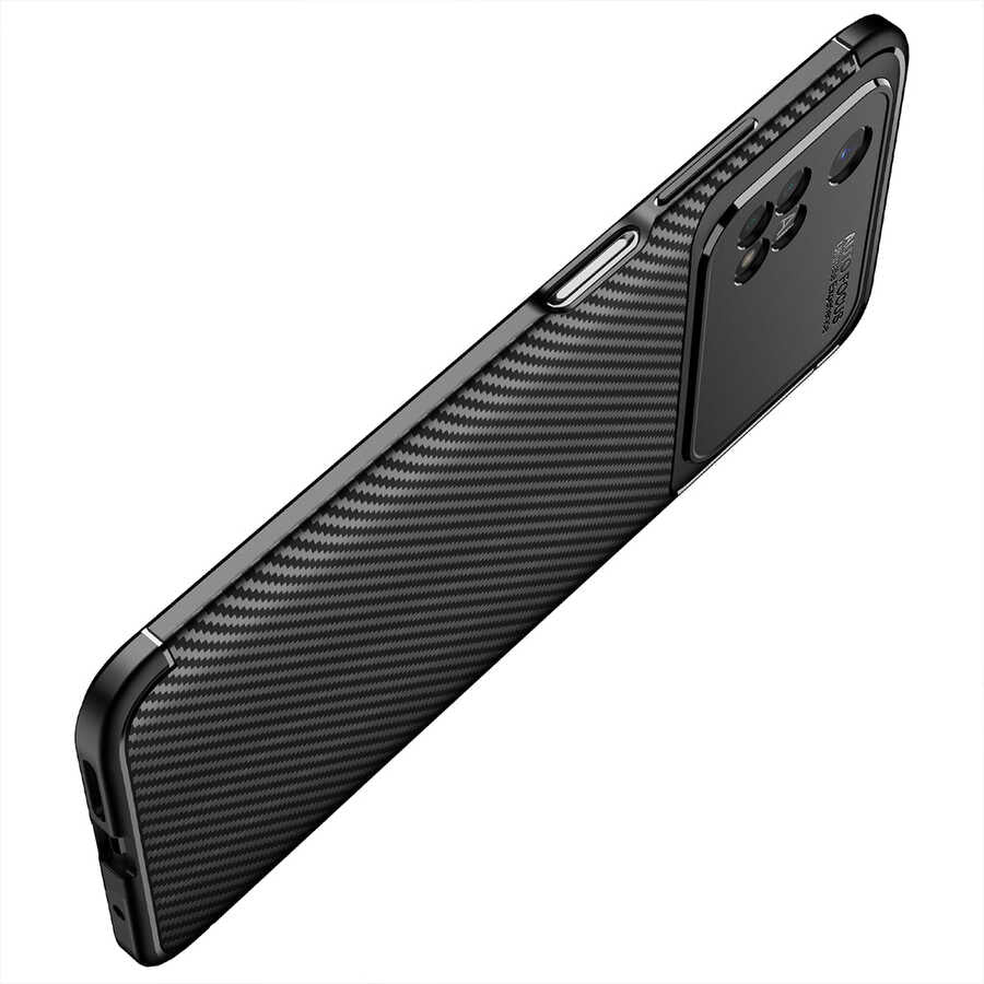 Xiaomi Poco M4 Pro 4G Kılıf Zore Negro Silikon Kapak Lacivert