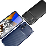 Xiaomi Poco M4 Pro 4G Kılıf Zore Negro Silikon Kapak Lacivert