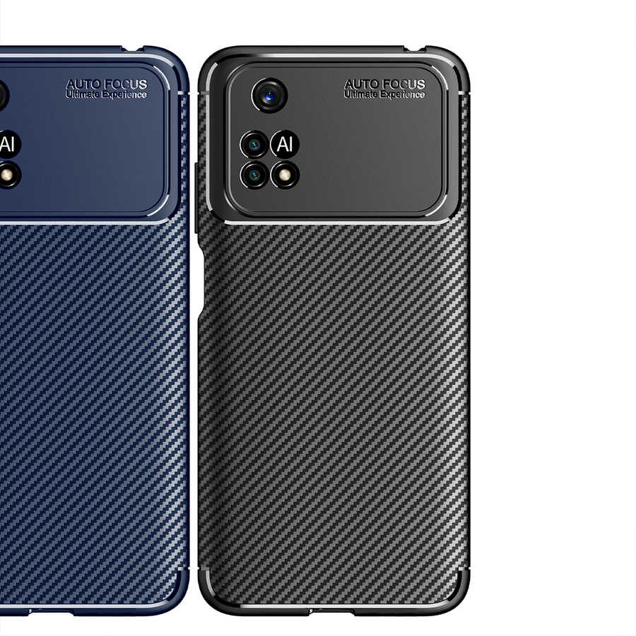 Xiaomi Poco M4 Pro 4G Kılıf Zore Negro Silikon Kapak Siyah
