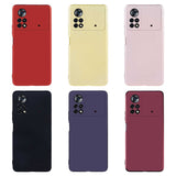 Xiaomi Poco M4 Pro 4G Kılıf Zore Premier Silikon Kapak Kırmızı